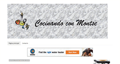 Desktop Screenshot of cocinandoconmontse.com